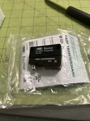 Baumer 50-400mm Distance Sensor Pulsed Point Source LED FADK 14U4470/S35A/IO - Image 1 of 4