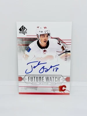 2014-15 SP Authentic JOHNNY GAUDREAU Rookie Future Watch Auto /999 Flames #306 - Image 1 of 2