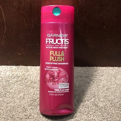 Garnier Fructis Full & Plush Fortifying Shampoo for Fine Flat Hair, 12.5oz - image 1 of 4