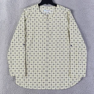 Coolibar Chamboard Tunic Top Womens XL Geometric 1/4 Zip UPF 50+ Sun Long Sleeve - Picture 1 of 7