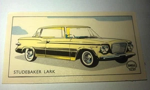 1960 STUDEBAKER LARK Shell Oil NZ Collector CARD - Picture 1 of 2