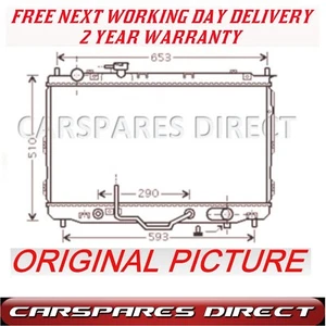 FOR KIA RADIATOR CARENS II 1.8 16 V 02-06 2 YEAR WRNTY *BRAND NEW* - Picture 1 of 1