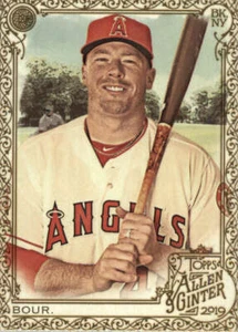 2019 Allen and Ginter Gold #216 Justin Bour Los Angeles Angels  BX 50A - Picture 1 of 2
