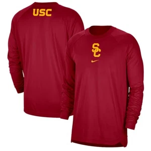 Men's Nike Cardinal USC Trojans Basketball Spotlight Performance T-Shirt Size L - Picture 1 of 4