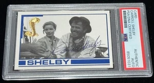 Carroll Shelby "427 Cobra, GT500, GT350" Autographed Signed Rookie Card PSA (RC) - Picture 1 of 4