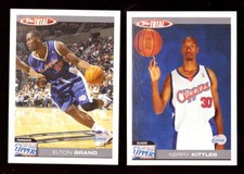 2004-05 Topps Total Basketball Team Set - Los Angeles Clippers