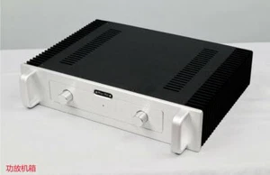 Aluminio completo Clase A Amplificador Chasis Preamplificador Carcasa Caja de amplificador 430x92x308MM - Imagen 1 de 14