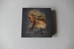 Silberbarren 2 oz, Baldur, Germanische Götter, Germania Mint 999.9 Silber Nr.500 - Bild 1 von 4
