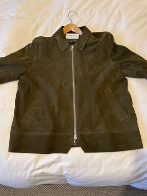 Officicine Generale Suede Bomber 'ROD' Jacket  - Image 1 of 4