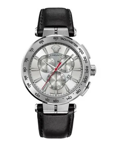 Versace Mens Aion Stainless Steel 45mm Strap Fashion Watch - Picture 1 of 5