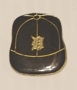 Vintage 1980's enamel metal DETROIT TIGERS hat tac pin lapel tack pinbacks - Picture 1 of 3