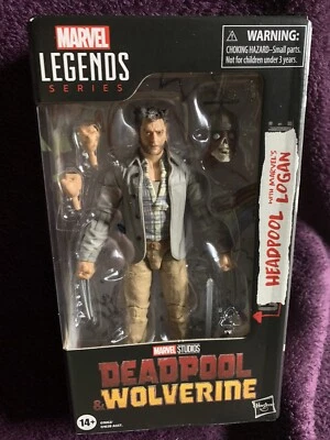 6-дюймовая фигурка Hasbro Marvel Legends Deadpool & Wolverine HEADPOOL with Marvels Logan - Изображение 1 из 4