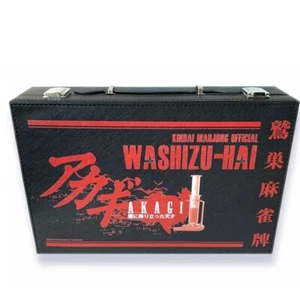Juego de azulejos transparentes Akagi Mahjong Iwao Washizu Japón nuevo G - Imagen 1 de 13