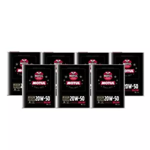 Motul CLASSIC PERFORMANCE 20W50 Mineral multig 14L Engine Motor Oil 7 x 2L - Picture 1 of 1