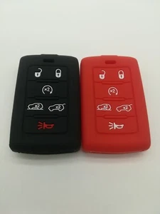 2*Fob Key Cover for 2021 2022 2023 JEEP WAGONEER GRAND WAGONEER GRAND CHEROKEE L - Picture 1 of 7