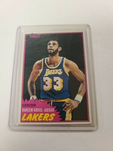 1981-82 TOPPS CARD #20 KAREEM ABDUL-JABBAR 