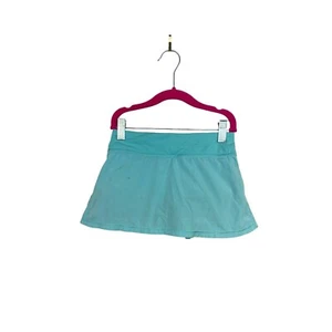Ivivva By Lululemon Set The Pace Skirt Turquoise Size Kids 6 - Picture 1 of 6