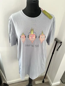 Camiseta White Stuff Turnip The Beat Talla L Pecho 44 Nueva Con Etiquetas - Imagen 1 de 4