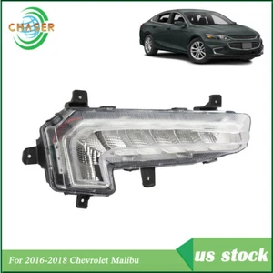 Right Bumper LED Daytime Running Light Driving Lamp For Chevy Malibu 2016-2018 - Picture 1 of 8
