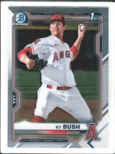 2021 Bowman Draft Chrome Ky Bush 1st RC  #BDC-149 Angels