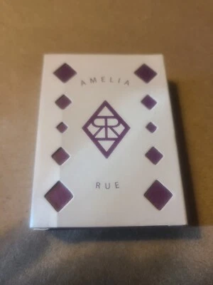 Amelia Rue Amethyst Drop Necklace Earring Set Pear Shaped Purple NIB - Image 1 of 2