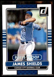 2015 Donruss Press Proofs Silver James Shields 171/199 #96
