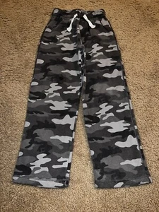 TCH The Children’s Place Camouflage Camo Boys Sweatpants Wide Leg Y2K Sz 7/8 - Picture 1 of 4
