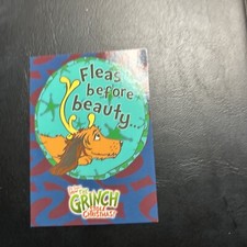 Jb14 dr. Seuss How The Grinch Stole Christmas 2000 #￼8 Max Fleas Before Beauty