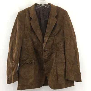 VTG Europe Craft Brown Corduroy Two Button Blazer Suit Jacket Mens Size L - Picture 1 of 5