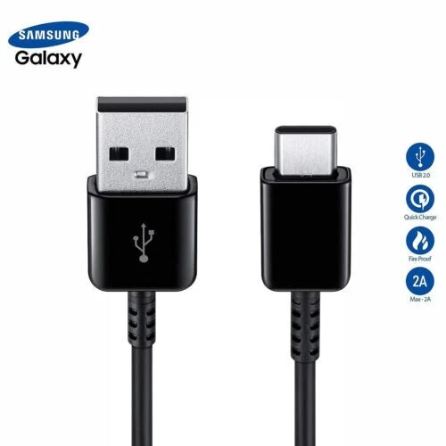 Cable Samsung Genuino S21 S9 S10 S20 Note10 Tipo C Cargador Rápido USB Datos Galaxy Foto 1 de 3
