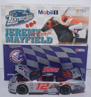 Action 1999 Jeremy Mayfield #12 Mobil 1 125th Kentucky Derby 1:24 NASCAR Diecast - Image 1 of 4