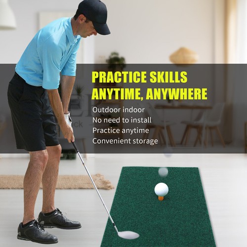 30x20cm Golf Swing Practice Mat Golf Indoor Hitting Mat Artificial Lawn