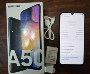 Samsung Galaxy A50 SM-A505FN/DS 128GB Schwarz (ohne Simlock) - Bild 1 von 3