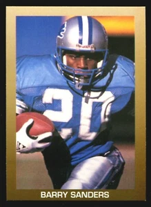 All-Sports Superstars Series I 1990 Barry Sanders Detroit Lions Hof - Imagen 1 de 2