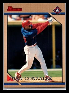 1996 Bowman #95 Juan Gonzalez - Picture 1 of 2