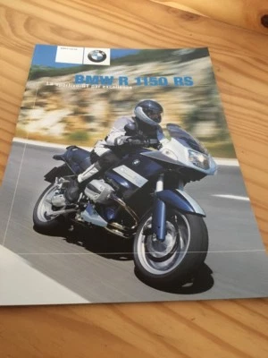 Bmw R1150rs R 1150 Motorcycle Brochure Prospectus - Image 1 of 4