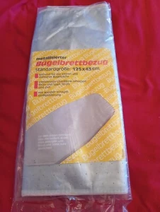 Metallisierter Bügelbrettbezug 125cm  mal 43cm - Bild 1 von 3