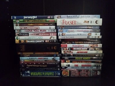  Lot Of 34 DVDs Comedy Horror Drama Will Ferrell Dean Martin Elvis ~ trl1#357 - Image 1 of 3