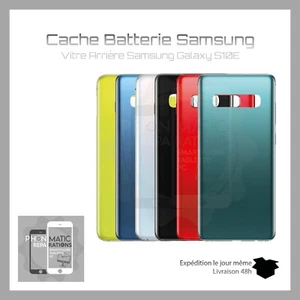Vitre arrière cache batterie pour Samsung Galaxy S10E S10 Edge logo adhésif - Foto 1 di 7