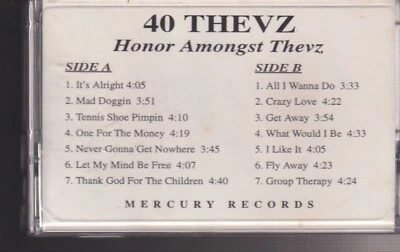 40 thevz honor among thevz   cassette promo 1997 - Image 1 of 2