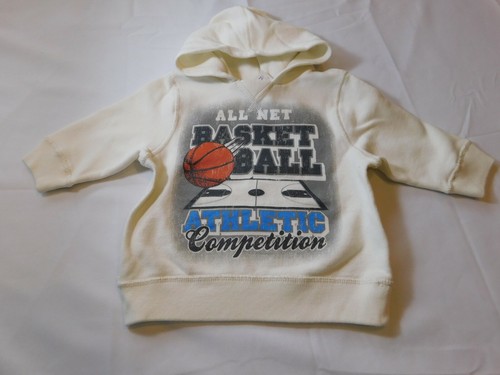 OFF WHITE Felpa con cappuccio in pile a maniche lunghe The Children's Place bambino 12 mesi bianca