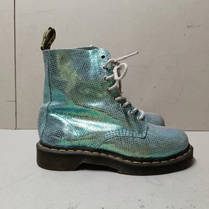 Dr. Martens 1460 Pascal Damen Soft Leather Combat Boots Grün UK4 EU37 - Bild 1 von 12