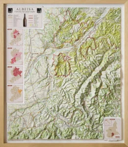 Mapa en relieve al vino de Albeisa - Imagen 1 de 1