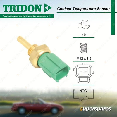Tridon Coolant Sensor for Toyota Camry SV21 SXV10 SXV20 MCV20 Celica Coaster - image 1 of 3