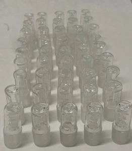 #16 Hollow Ground Glass Stopper PYREX Cap Laborotary Glassware Lot Of 45 - Picture 1 of 5