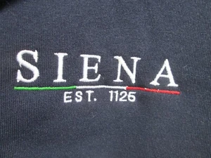 Hooded Navy Blue Sweatshirt from Siena, Italy Size 11-12 yrs. Old - Picture 1 of 15
