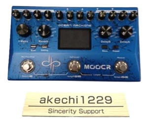 Efectos de guitarra Mooer Ocean Machine reverberación doble retardo/looper usado probado - Imagen 1 de 10
