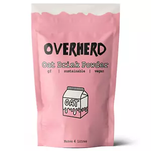 Overherd Powdered Oat Milk | Makes 4 Litres of Oatmilk | Vegan Coffee Creamer - Picture 1 of 9