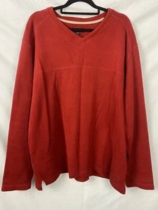 Colorado Jumper Mens Large Red Casual V Neck Logo Pullover Winter Outdoors Adult - Picture 1 of 8