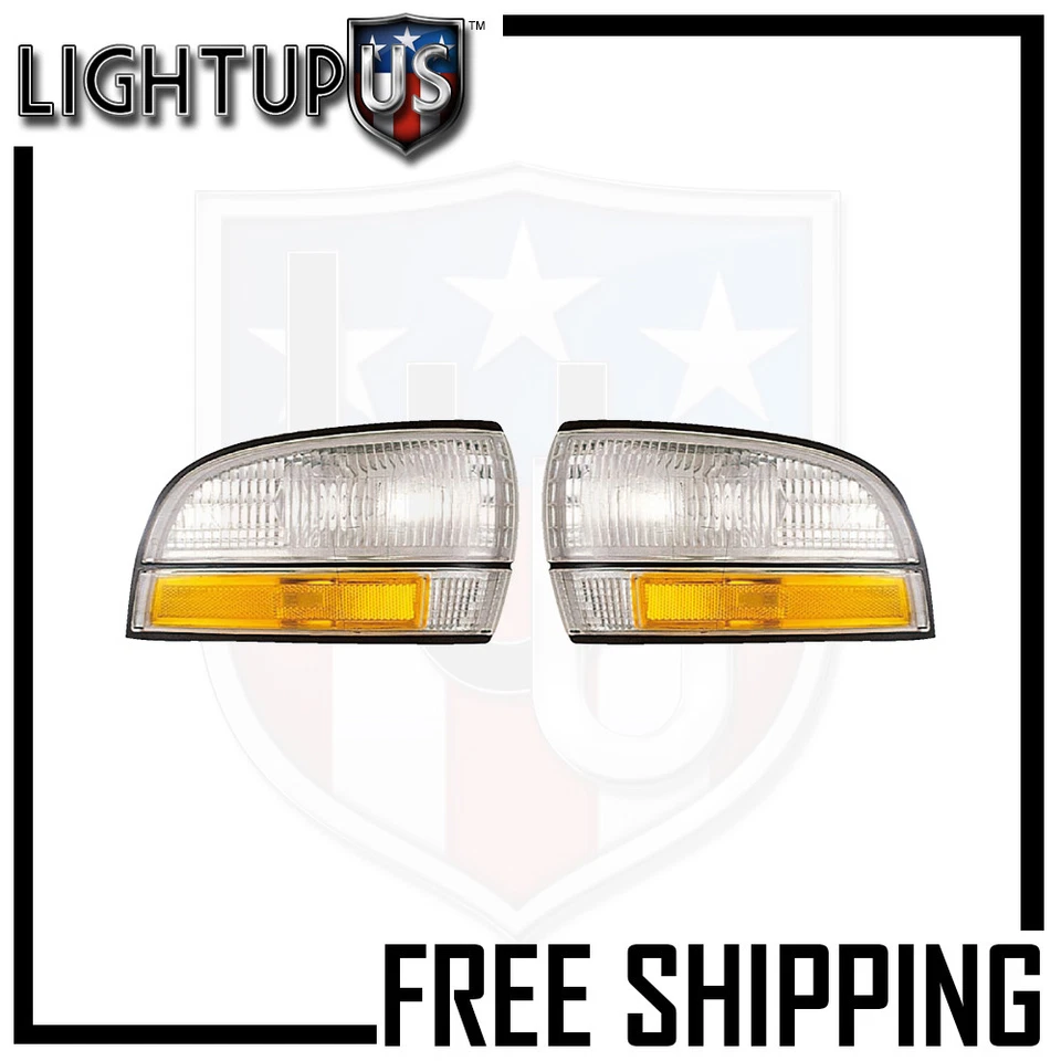 Fits 91-96 BUICK PARK AVENUE SIGNAL LIGHT/LAMP  Pair (Left and Right Set) - Image 1 of 1